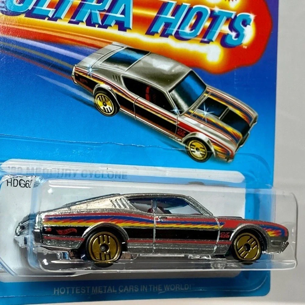 Hot Wheels '69‎ Mercury Cyclone Ultra Hots 2/8 HDG52 Die-cast Car 1:64 NIP 2022